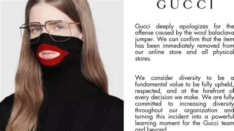 balaclava gucci black face|Gucci Apologizes And Removes Sweater Following 'Blackface' .